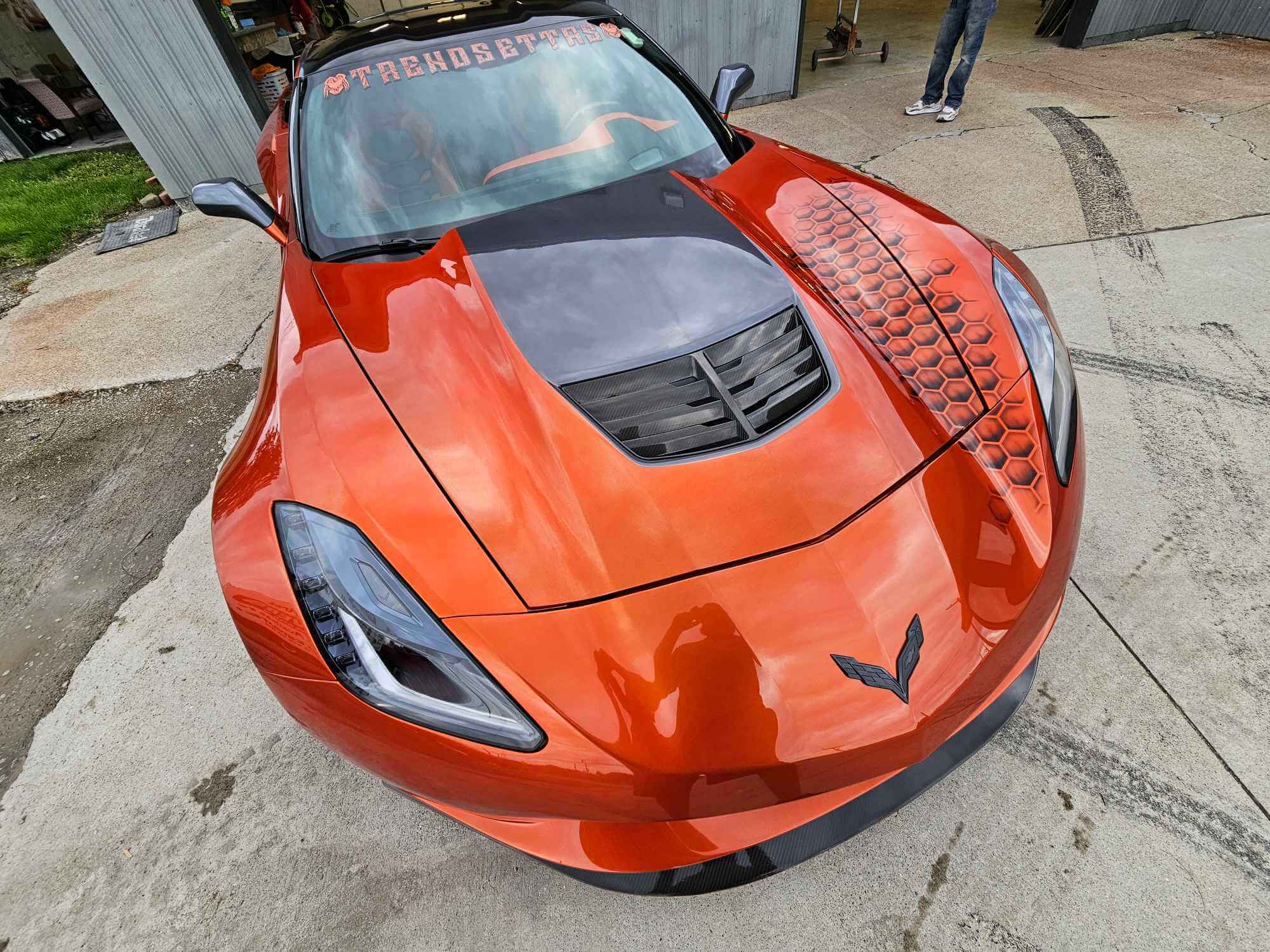 Tamco Paint Chevrolet Corvette C7 Shocktop Orange 