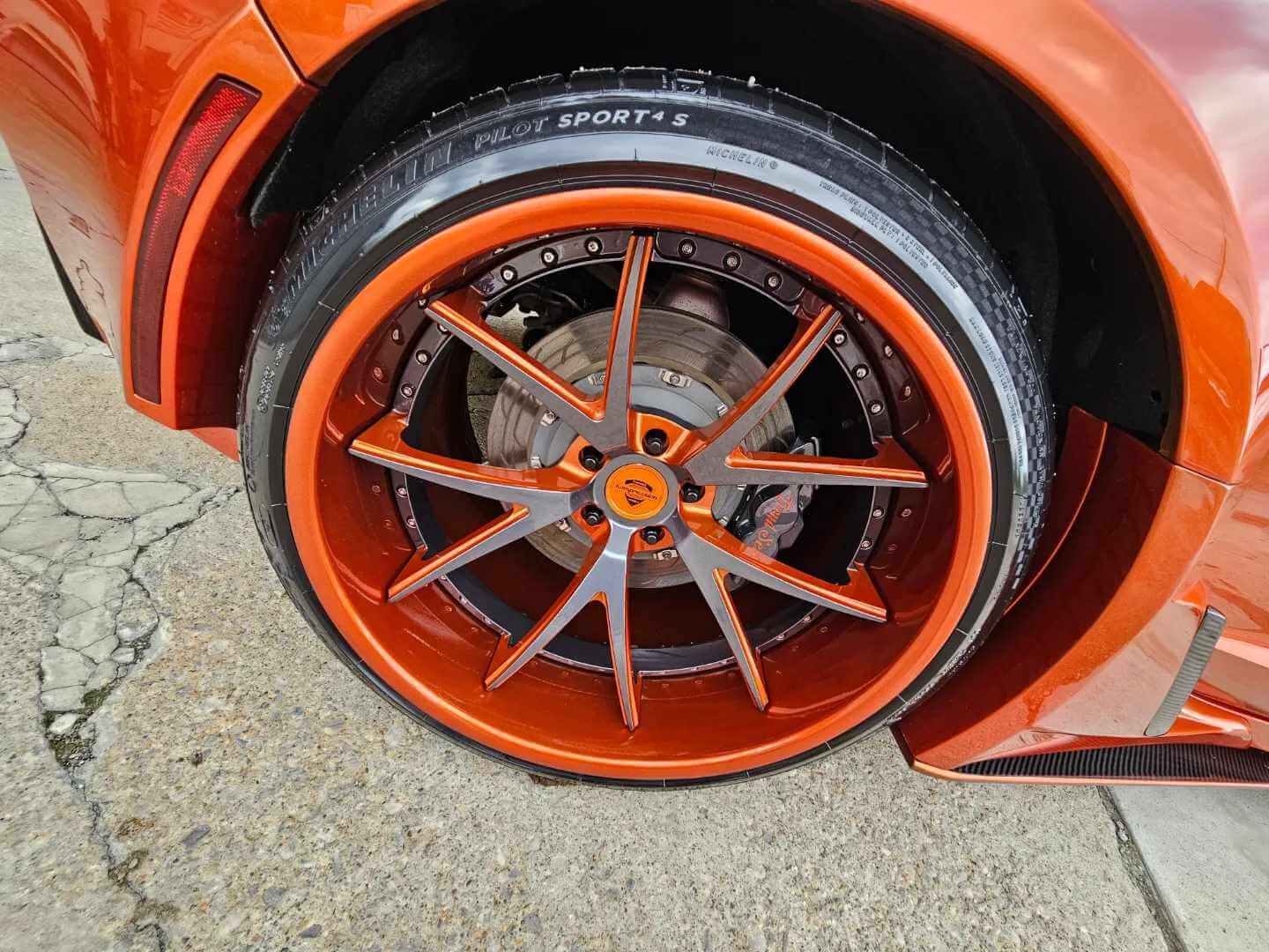 Tamco Paint Chevrolet Corvette C7 Shocktop Orange 