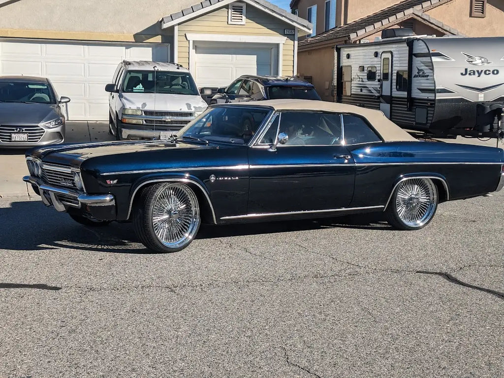 Tamco Paint Sinister Triple Reboot Blue on 1966 Chevrolet Impala SS