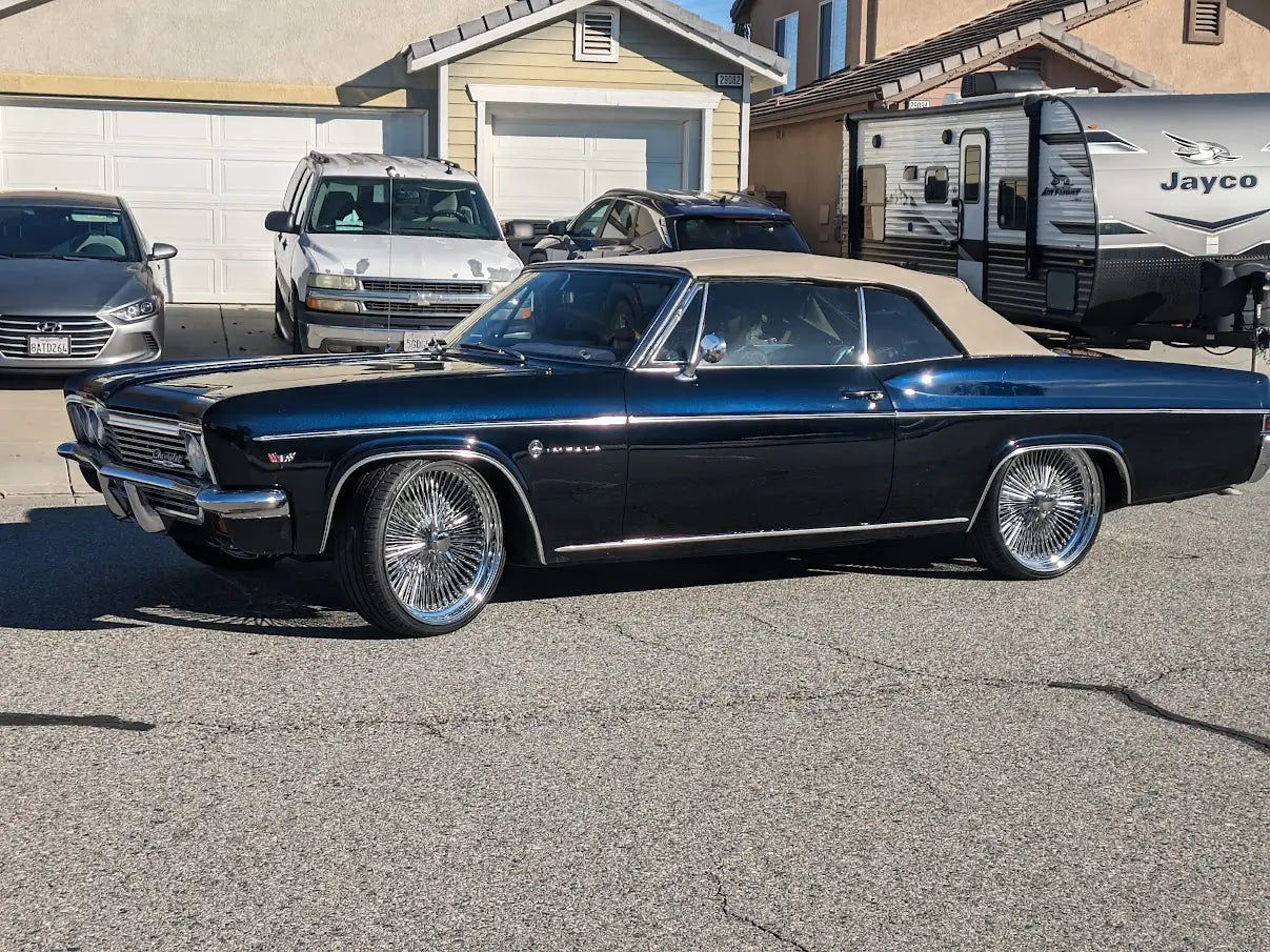 Tamco Paint Sinister Triple Reboot Blue on 1966 Chevrolet Impala SS