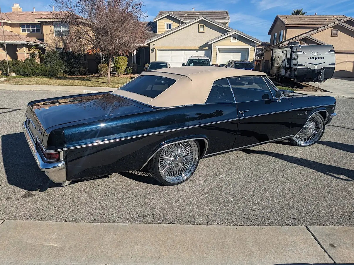 Tamco Paint Sinister Triple Reboot Blue on 1966 Chevrolet Impala SS