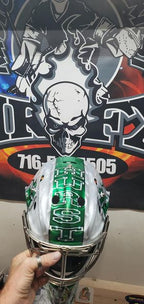 Tamco Paint Slick Silver Metallic on Helmet