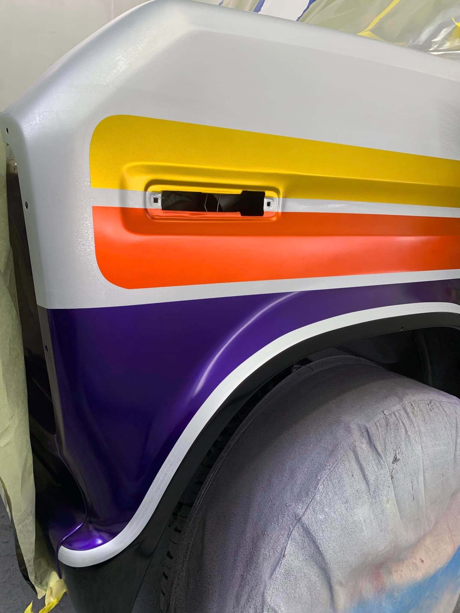 Tamco Paint Slick Silver Metallic and Candy Concentrates in Ford Econoline 