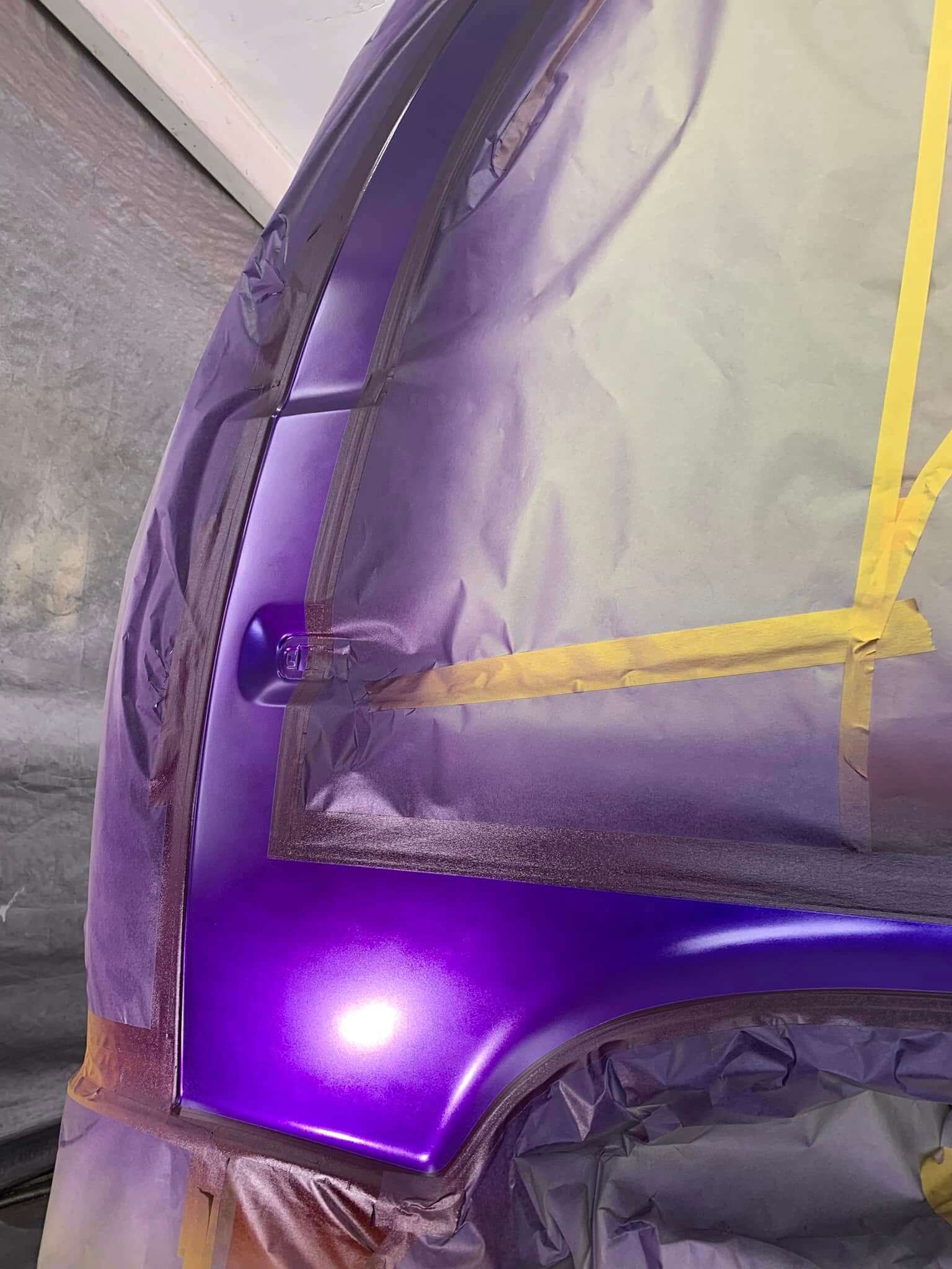 Tamco Paint Slick Silver Metallic and Candy Concentrates in Ford Econoline 