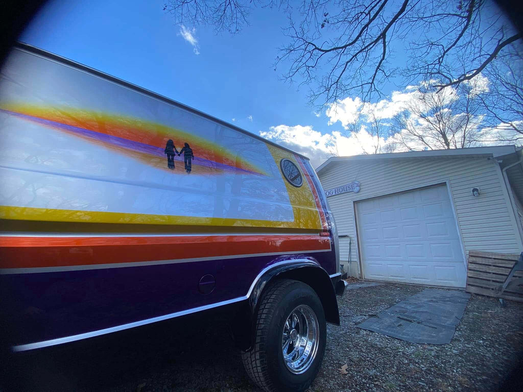 Tamco Paint Slick Silver Metallic and Candy Concentrates in Ford Econoline 