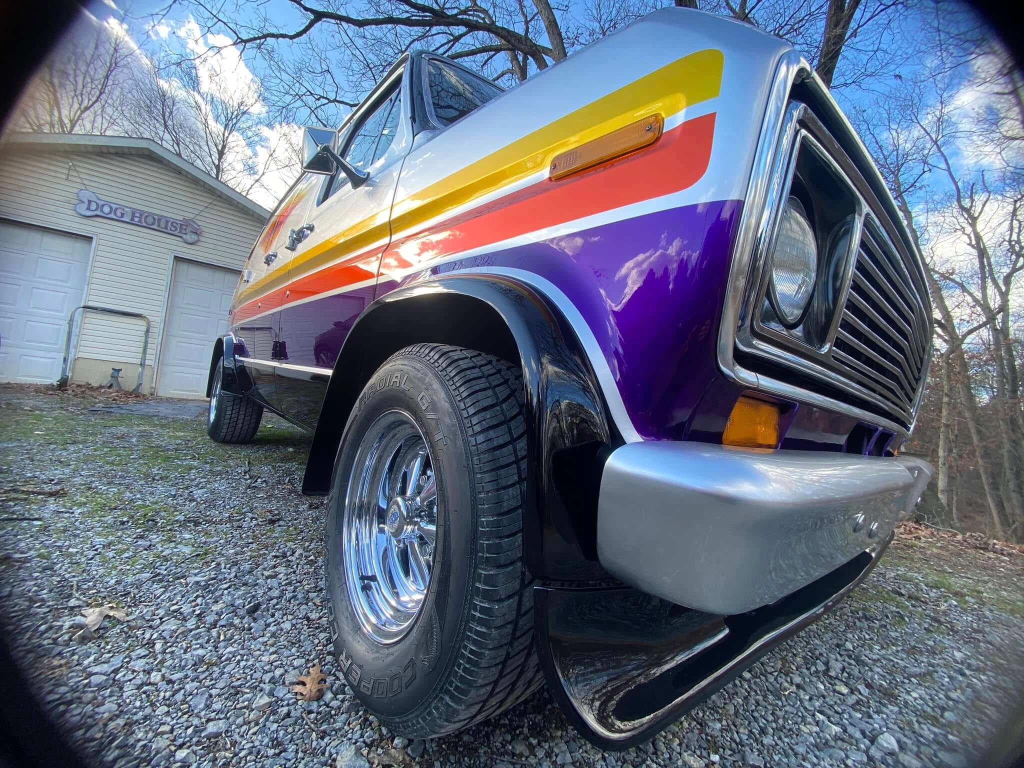 Tamco Paint Slick Silver Metallic and Candy Concentrates in Ford Econoline 