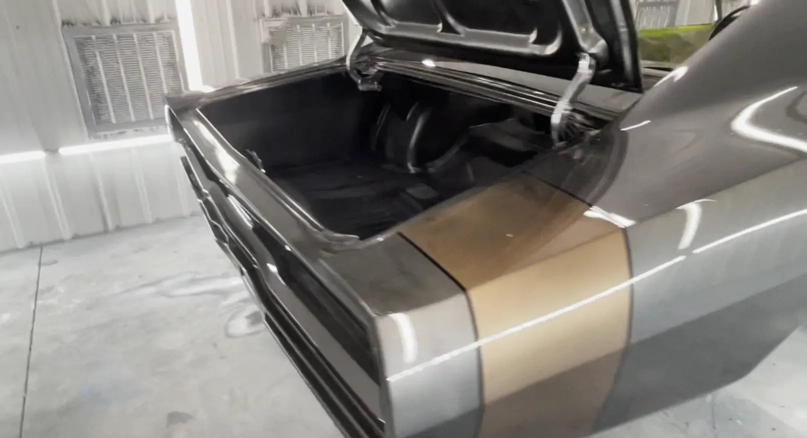 Tamco Paint Smoke Metallic and Patina Bronze on Dodge Charger