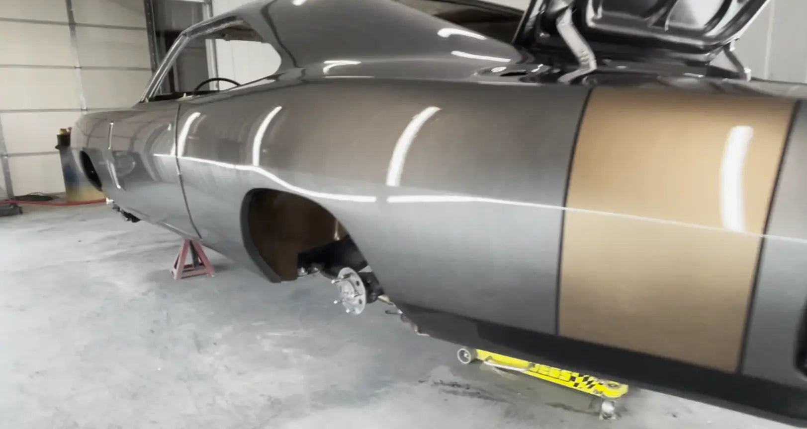 Tamco Paint Smoke Metallic and Patina Bronze on Dodge Charger