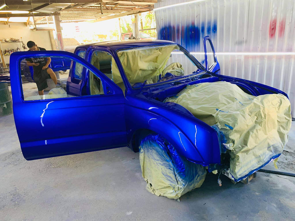 Tamco Paint SoCal Blue Candy Concentrate on Car