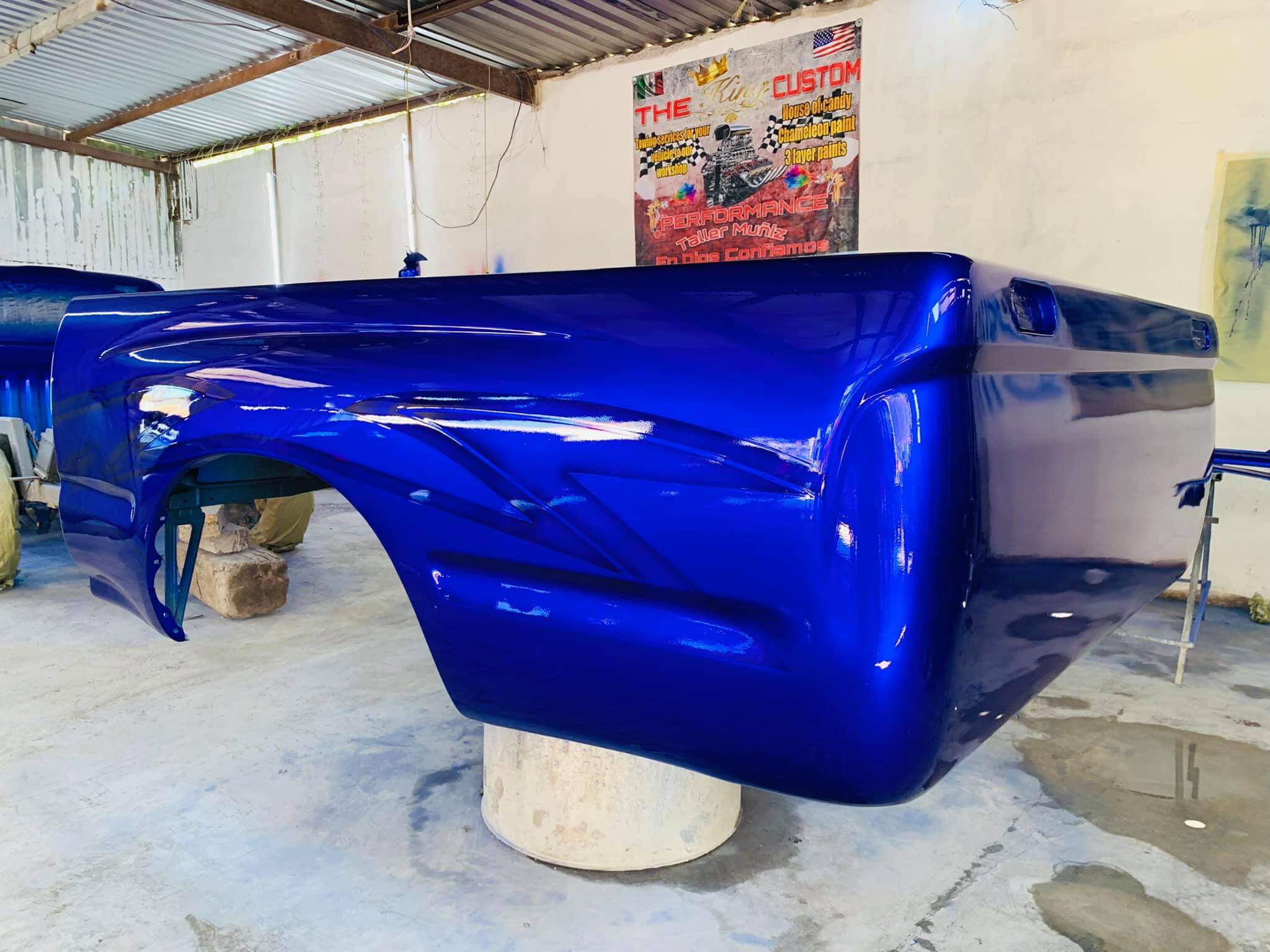 Tamco Paint SoCal Blue Candy Concentrate on Car