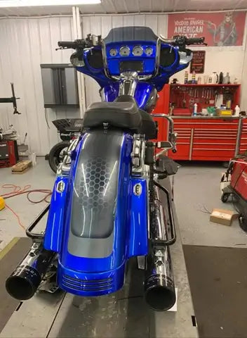 Tamco Paint SoCal Blue Candy Concentrate on Motorcycle
