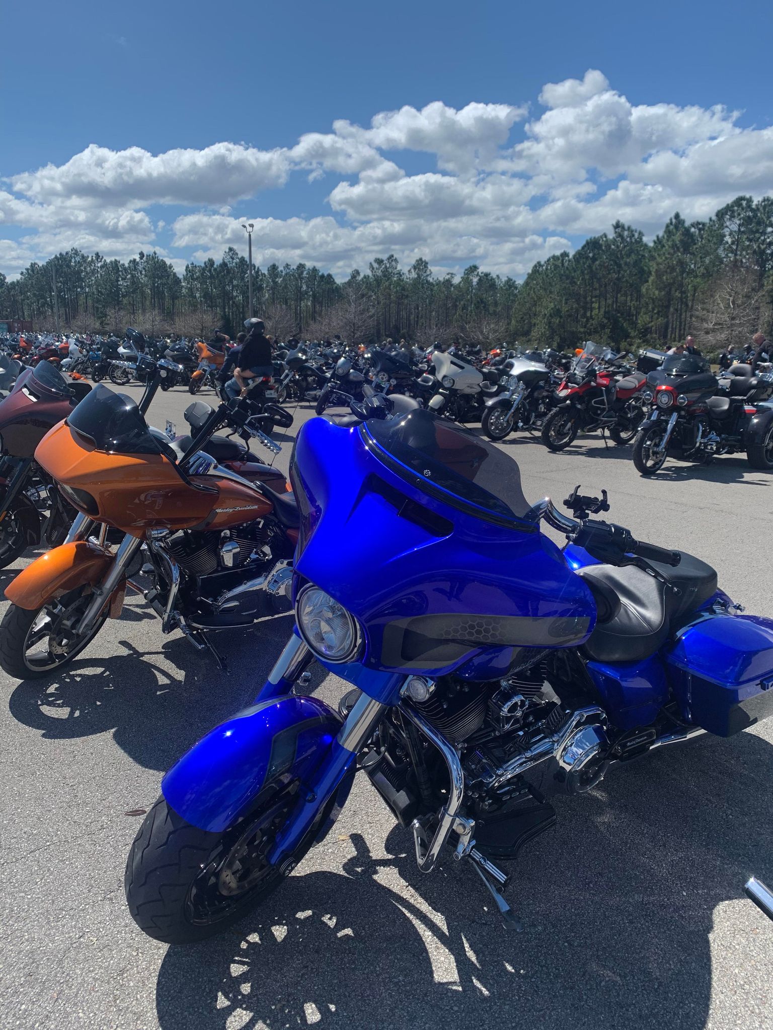 Tamco Paint SoCal Blue Candy Concentrate on Motorcycle