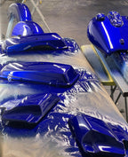 Tamco Paint SoCal Blue Candy Concentrate on Motorcycle