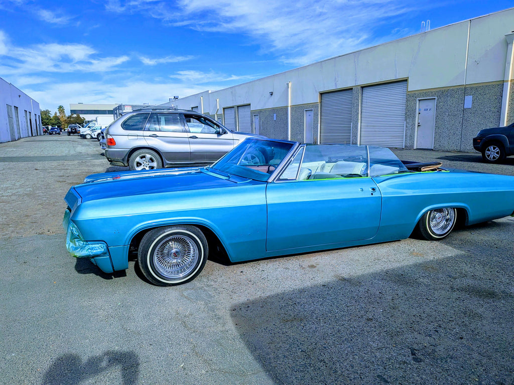 Tamco Paint Stellar Blue on 1960s Chevrolet Impala
