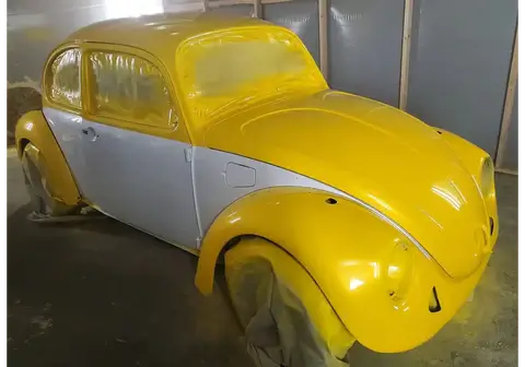  Tamco Paint  1969 Volkswagen Beetle  Sunsation Yellow  