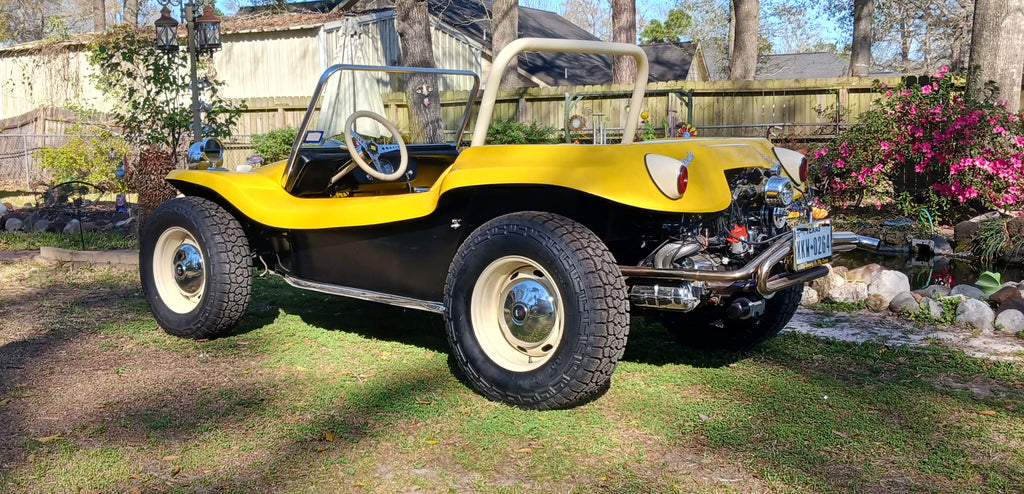 Tamco Paint Sunsation Yellow on Meyers Manx