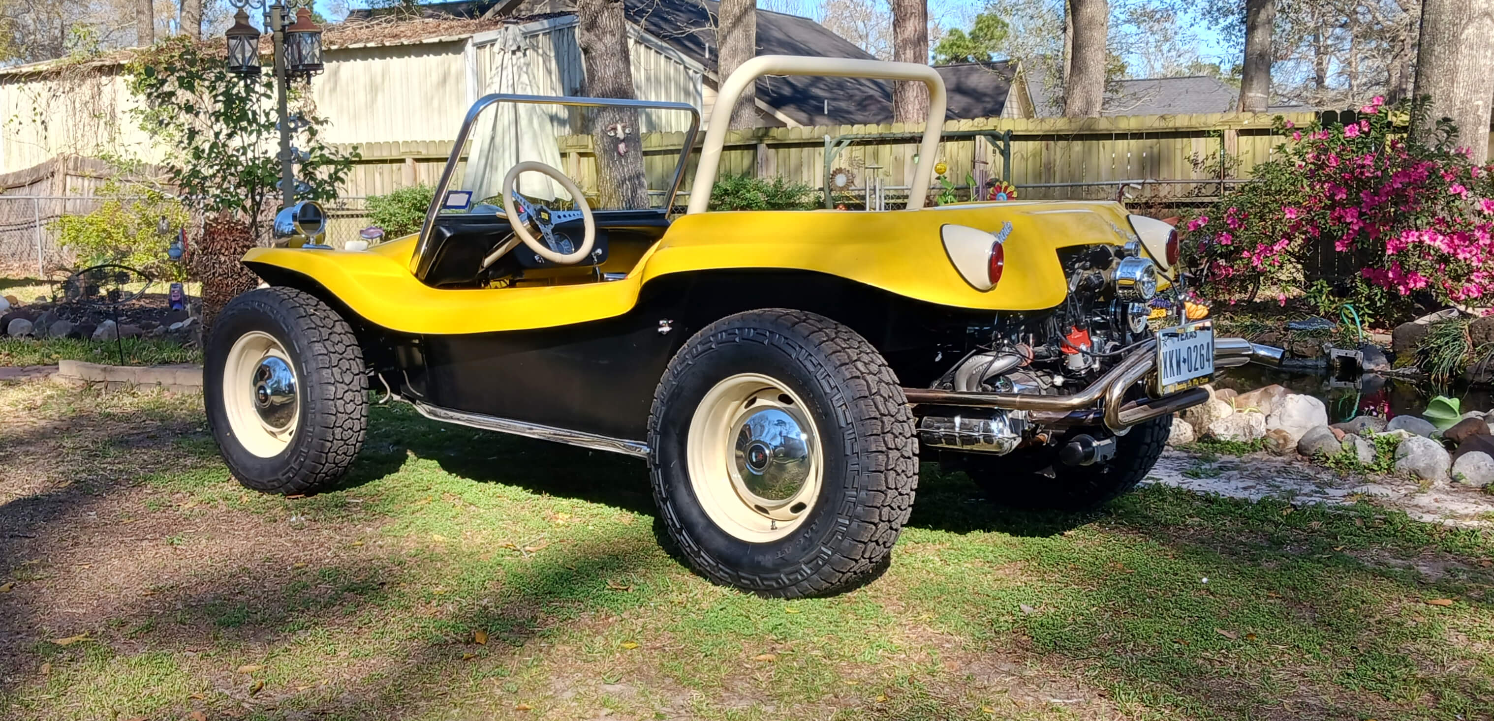 Tamco Paint Sunsation Yellow on Meyers Manx