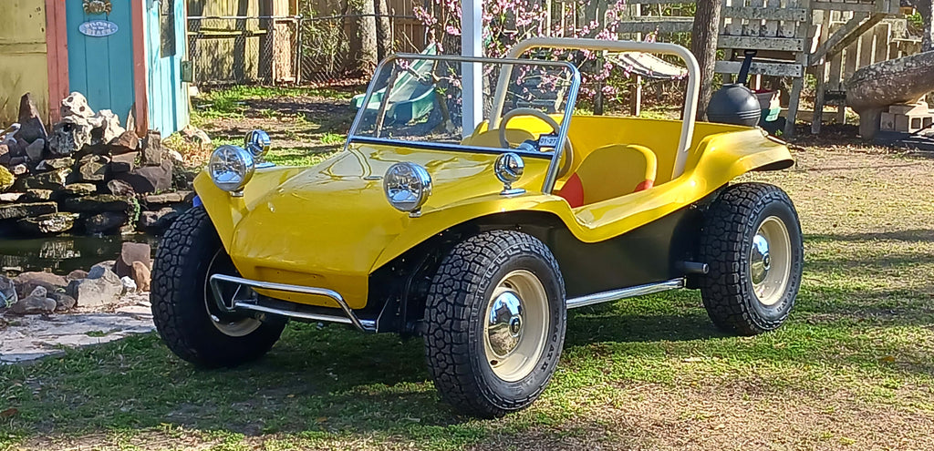 Tamco Paint Sunsation Yellow on Meyers Manx