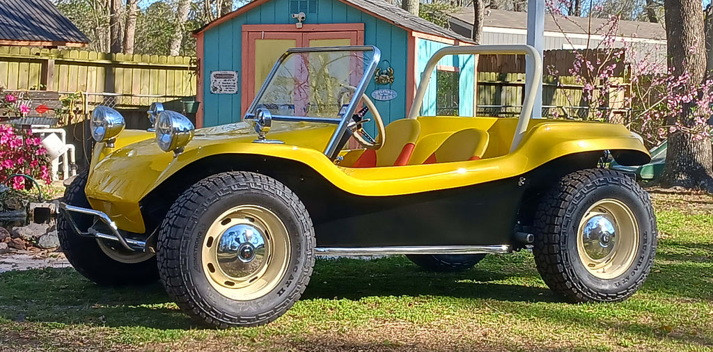 Tamco Paint Sunsation Yellow on Meyers Manx