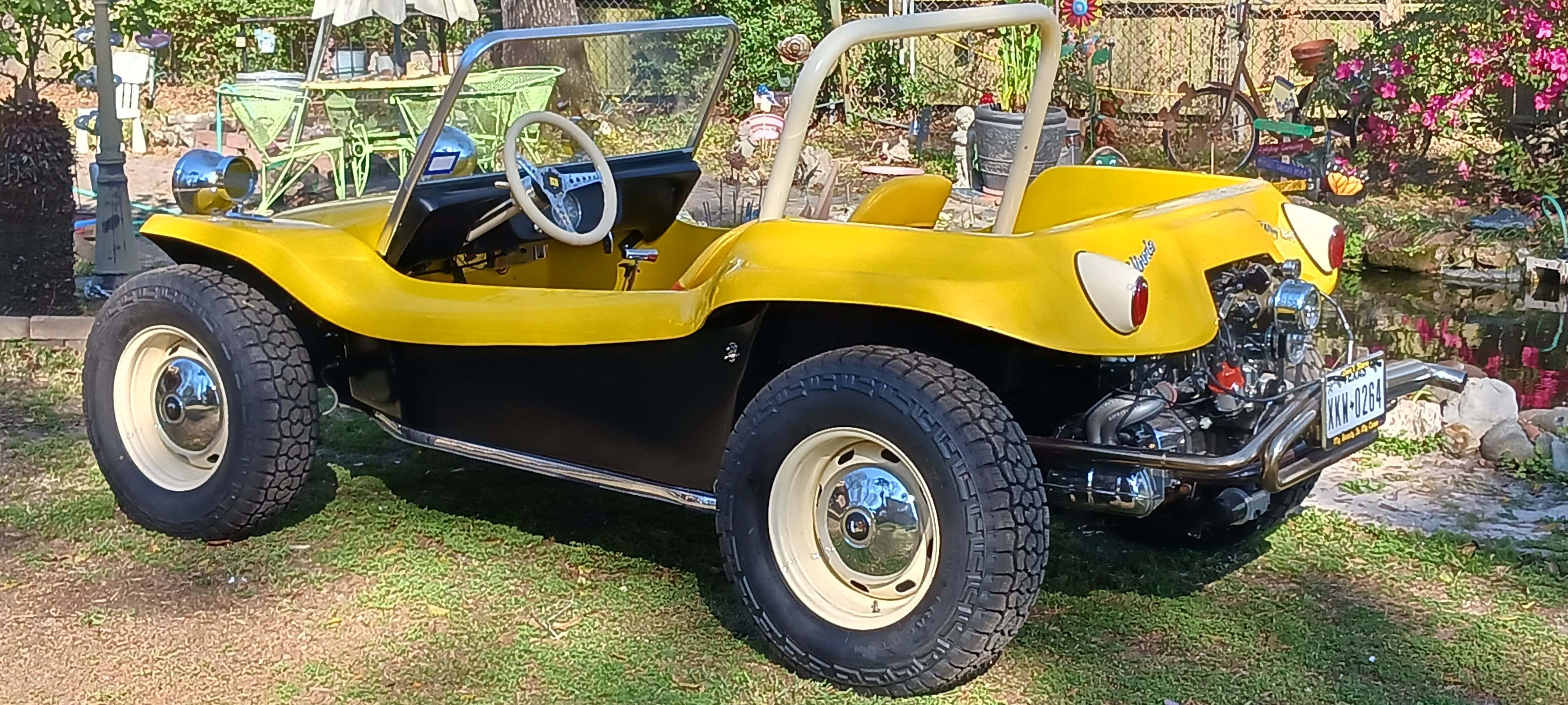 Tamco Paint Sunsation Yellow on Meyers Manx