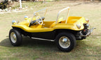 Tamco Paint Sunsation Yellow on Meyers Manx
