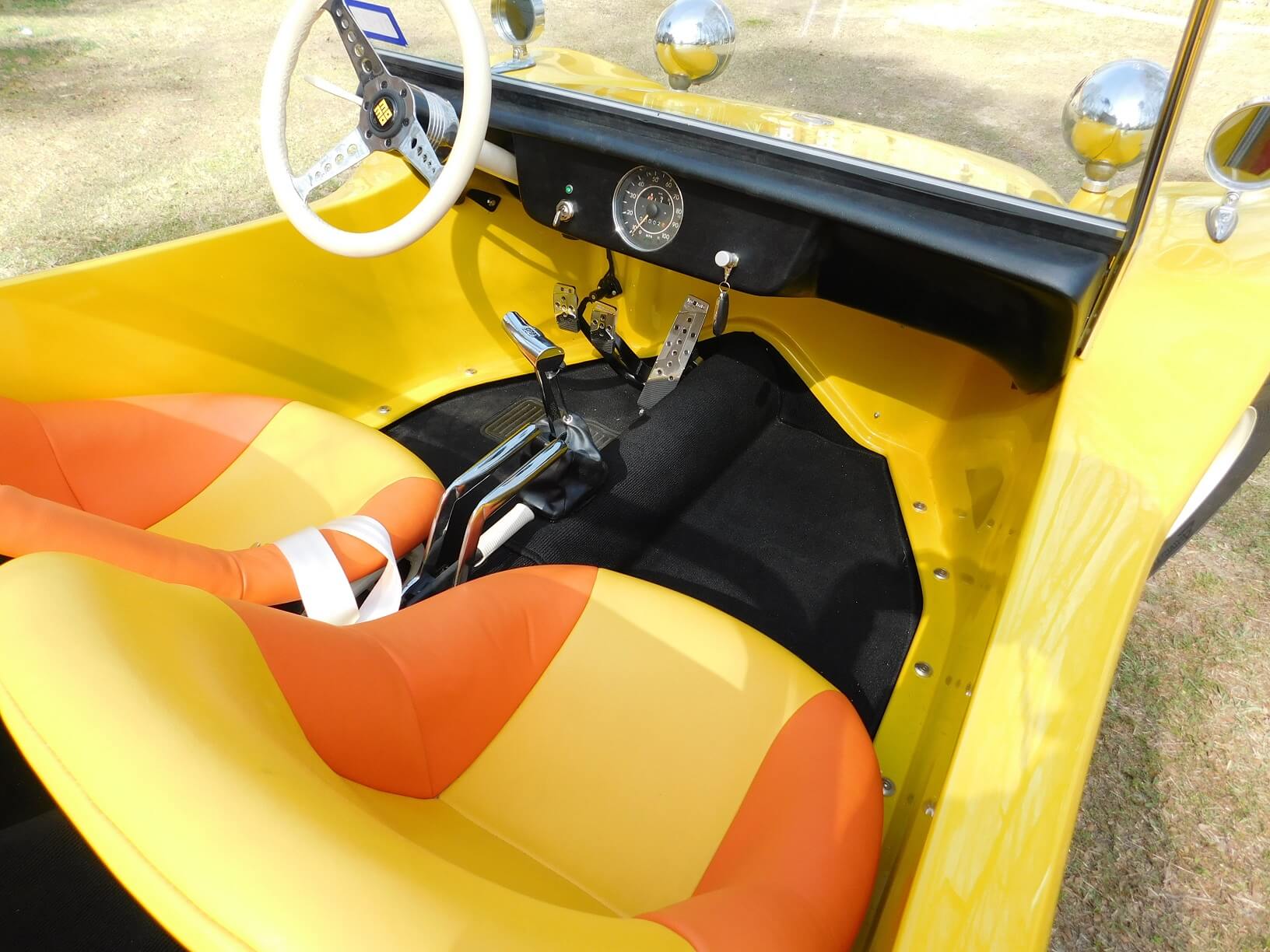 Tamco Paint Sunsation Yellow on Meyers Manx