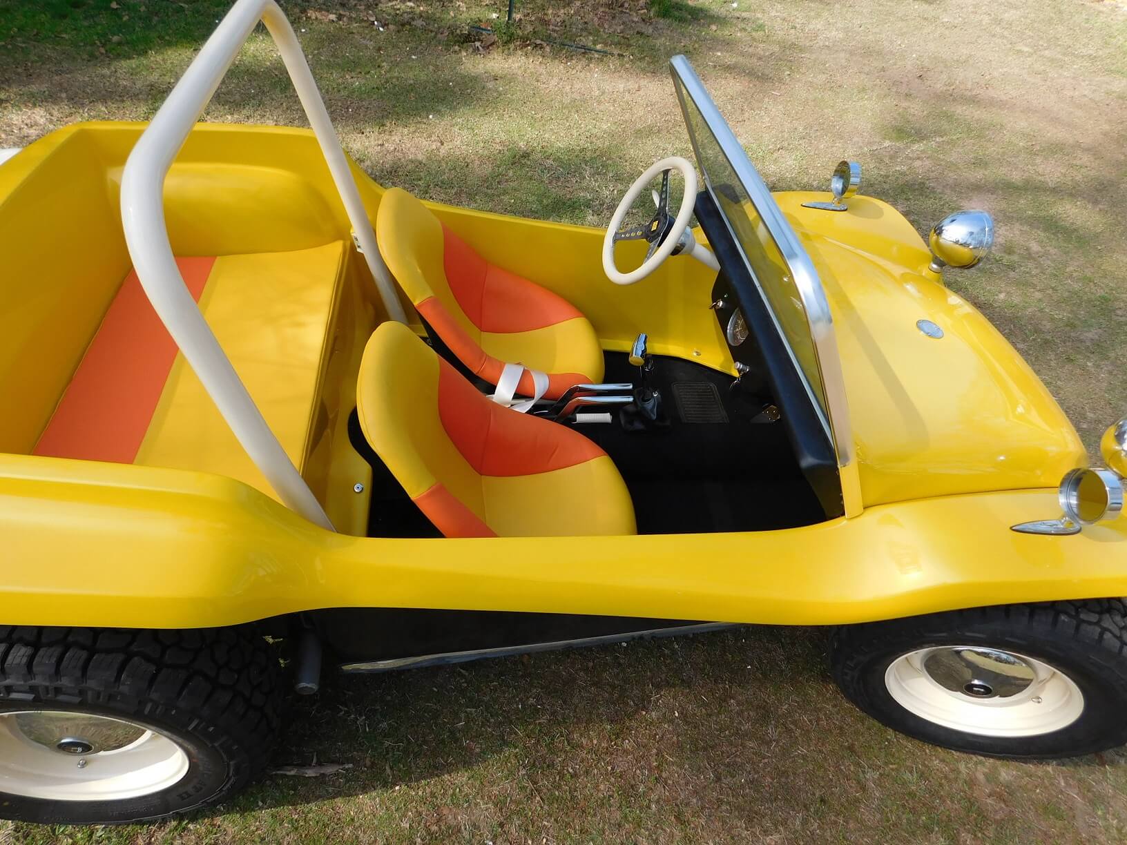 Tamco Paint Sunsation Yellow on Meyers Manx