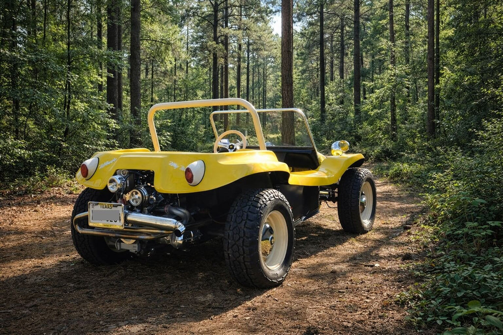 Tamco Paint Sunsation Yellow on Meyers Manx