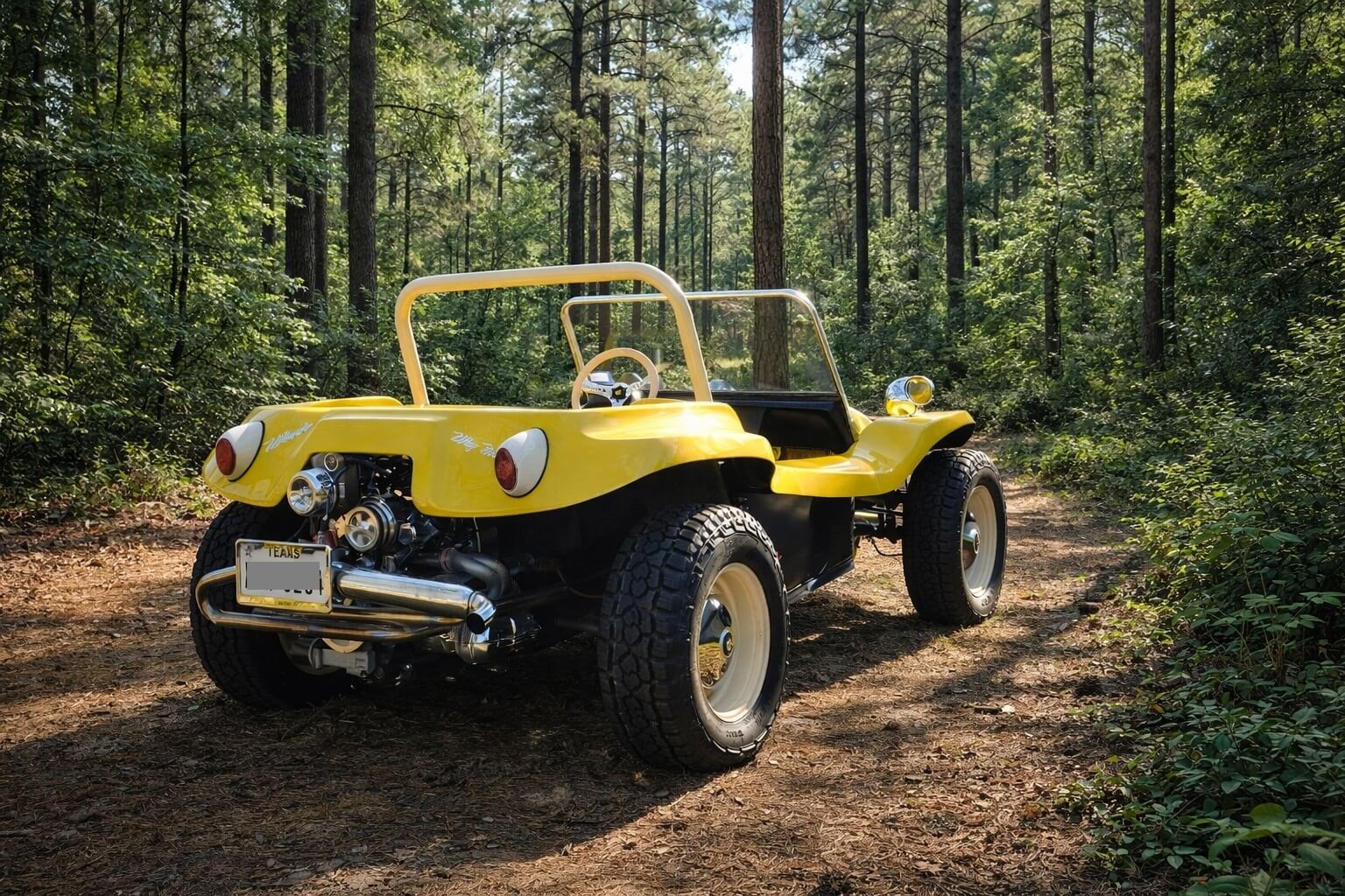 Tamco Paint Sunsation Yellow on Meyers Manx