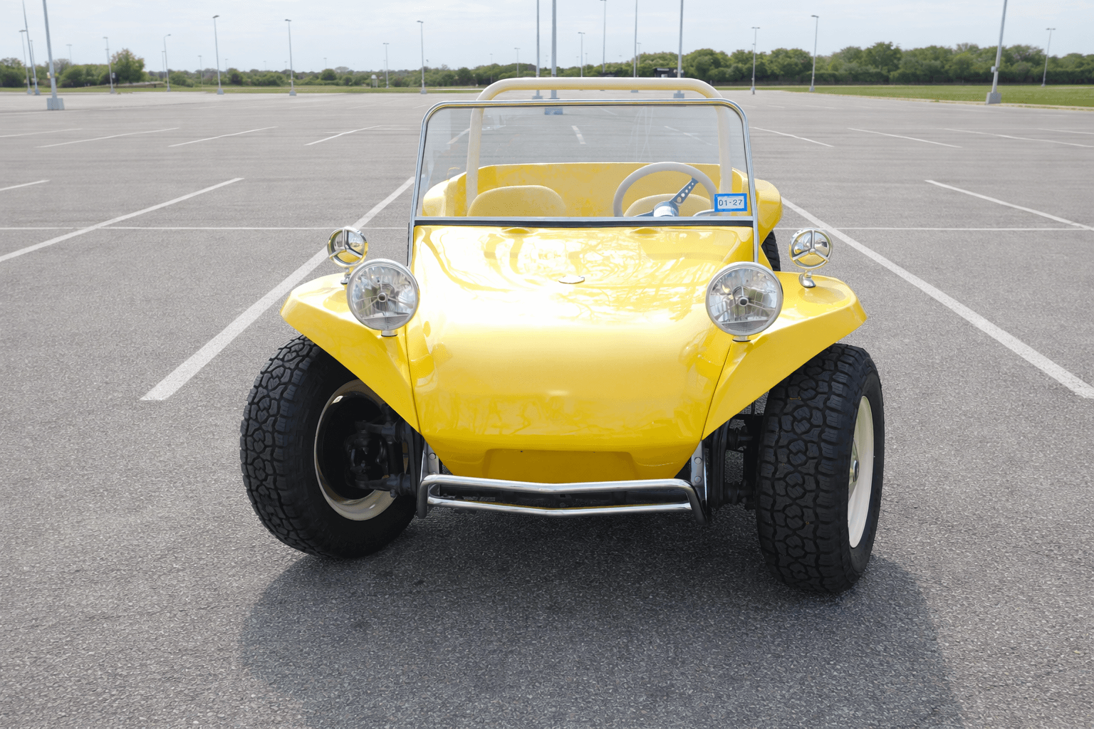 Tamco Paint Sunsation Yellow on Meyers Manx