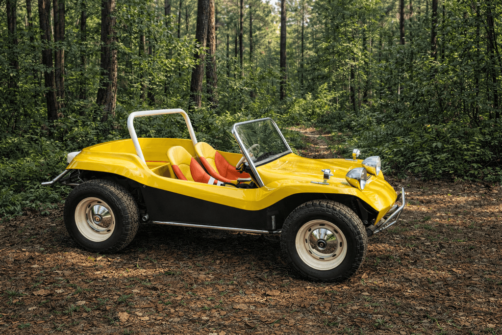 Tamco Paint Sunsation Yellow on Meyers Manx