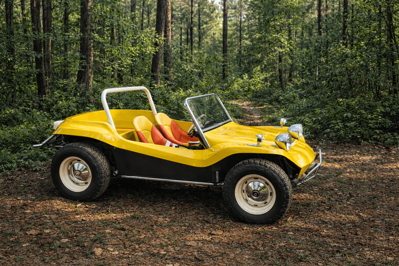 Tamco Paint Sunsation Yellow on Meyers Manx