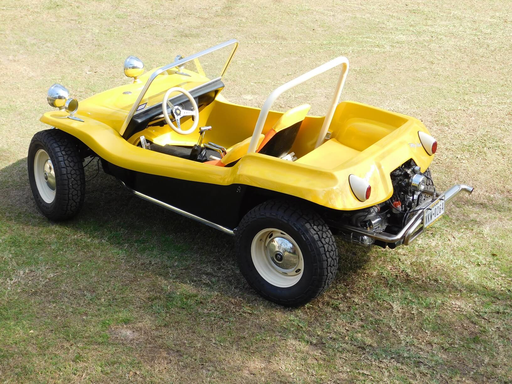Tamco Paint Sunsation Yellow on Meyers Manx