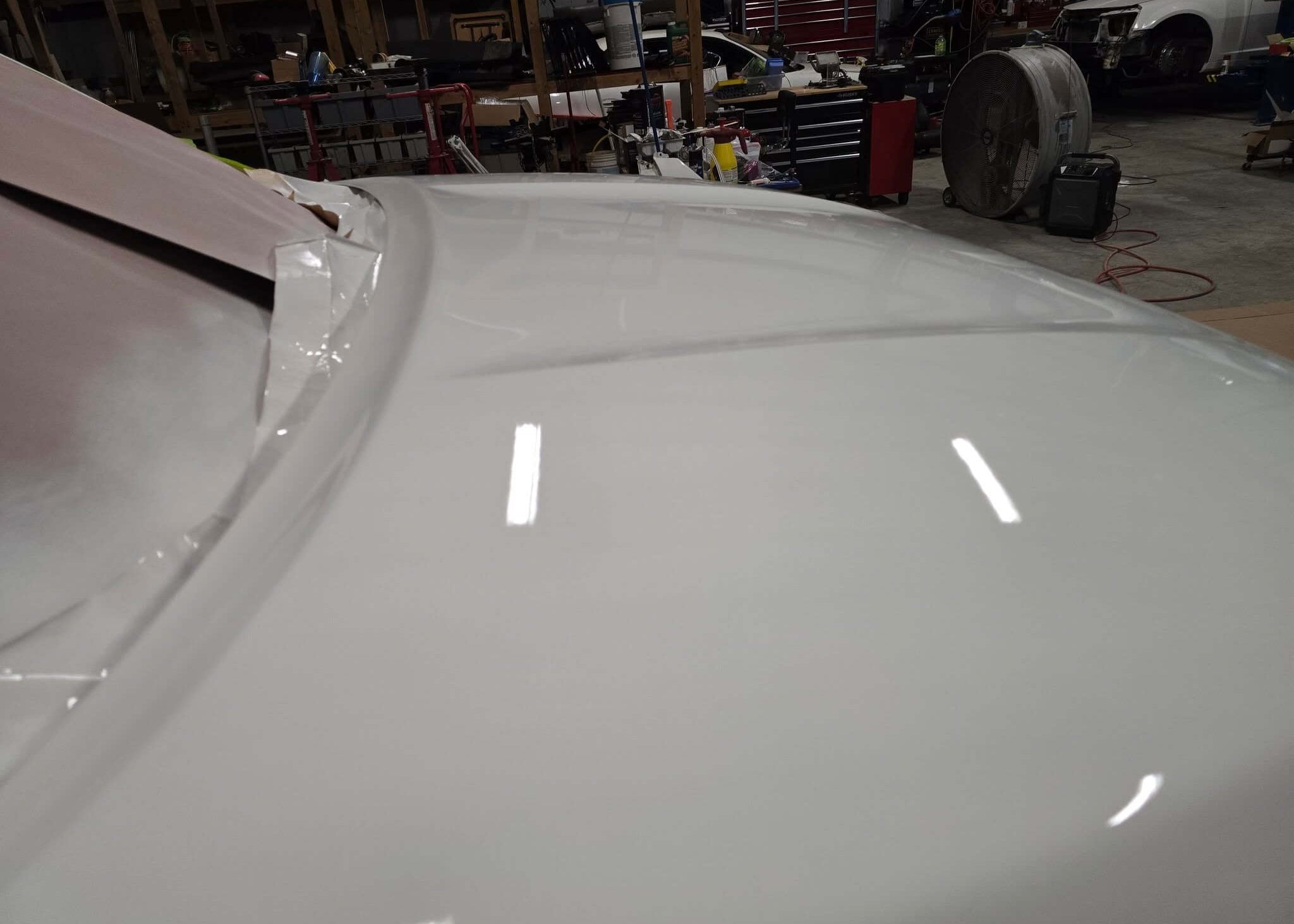 Tamco Paint Super White in Toyota Tundra