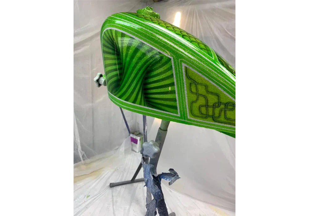 Tamco Candies Limeade Motorcycle Tank