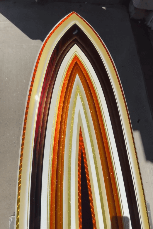 Tamco Paint Candy Concentrates in Surfboard