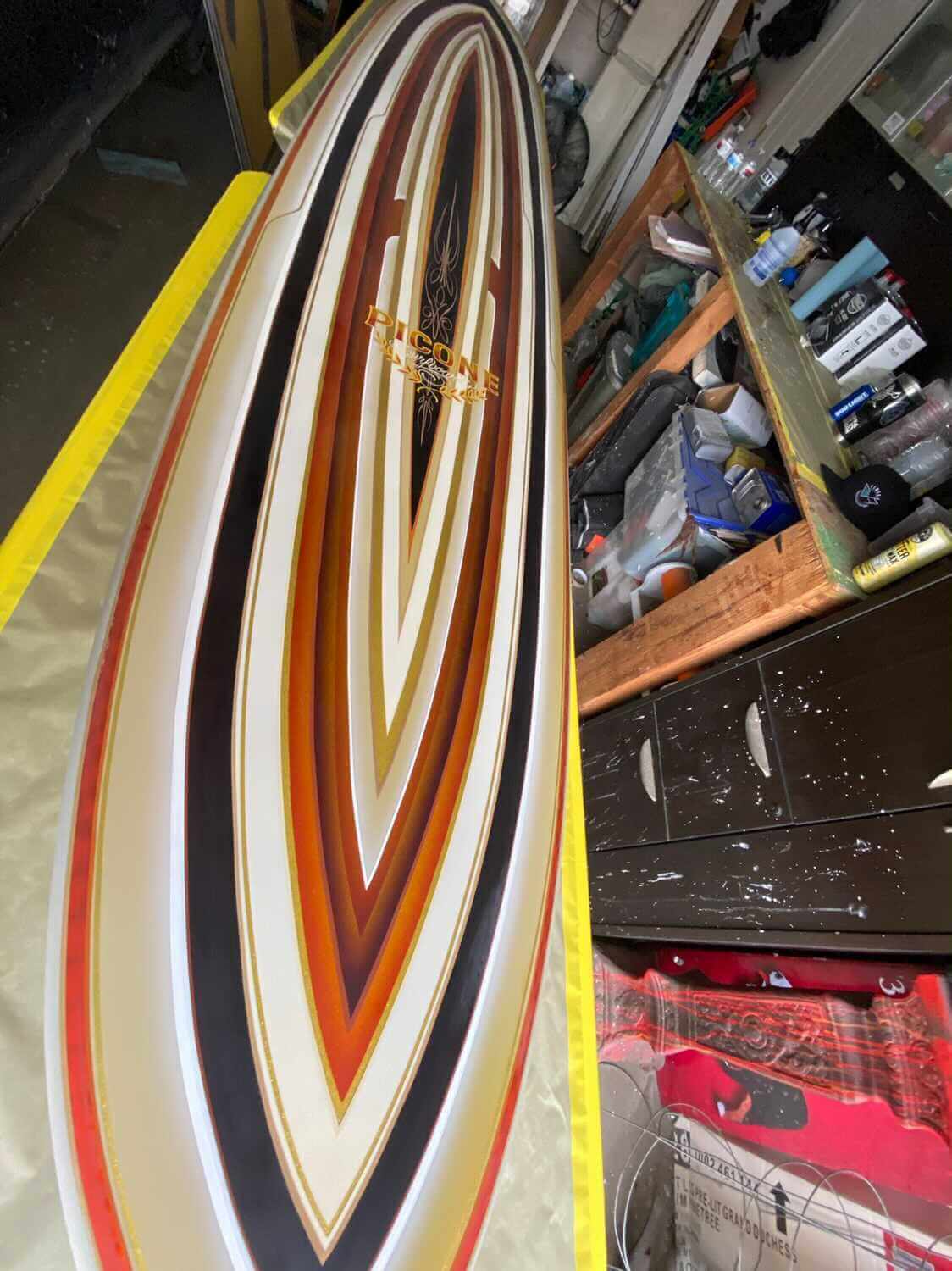 Tamco Paint Candy Concentrates in Surfboard