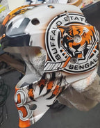 Tamco Paint Intensity Oh My Orange on Helmet