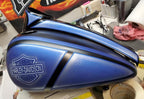 Tamco Paint Tamco Intensity White on Motorcycle Tank