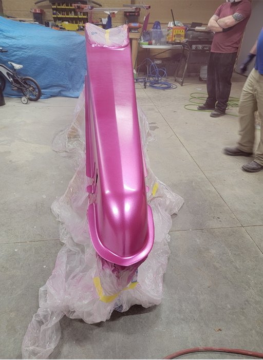 Tamco Paint You Cant Sit With Us Pink on 2002 Miller 4 Link Dragster