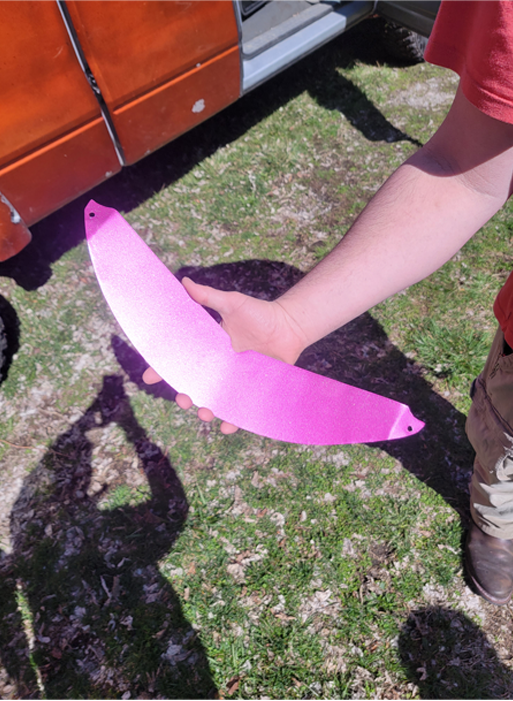 Tamco Paint You Cant Sit With Us Pink on 2002 Miller 4 Link Dragster