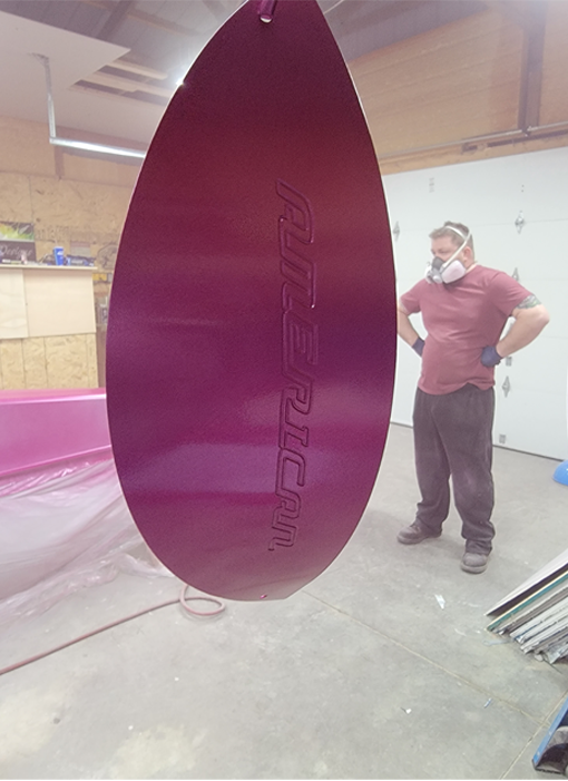 Tamco Paint You Cant Sit With Us Pink on 2002 Miller 4 Link Dragster