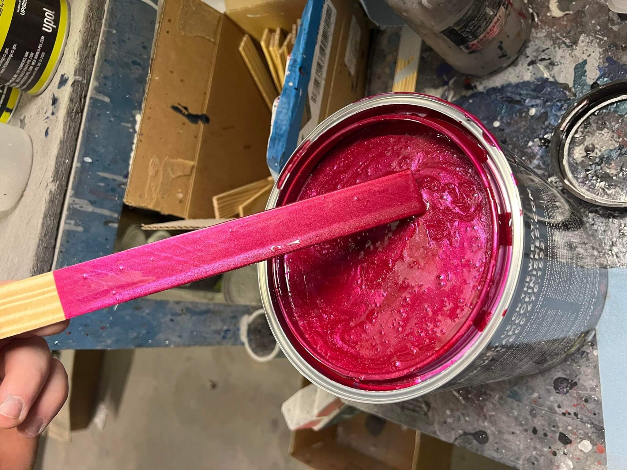 Tamco Paint Tamco Throwback Panther Pink on Chevrolet Camaro