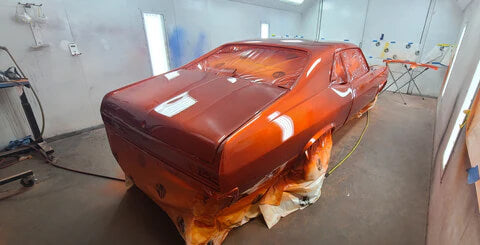 Tamco Paint Tamgerine Pearl on Car