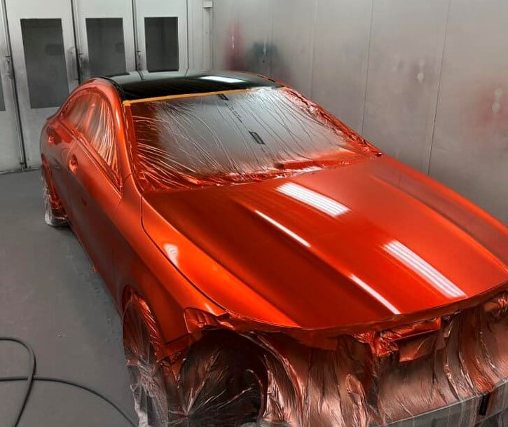 Tamco Paint Tamgerine Candy Pearl on Car