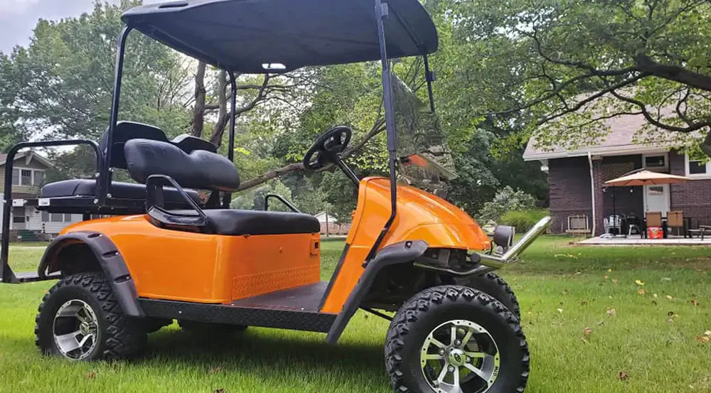 Tamco Paint Tamgerine Candy Pearl on Golf Cart