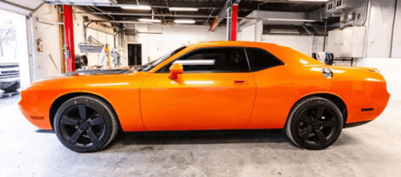 Tamco Paint Tamgerine Pearl in 2008 Dodge Challenger