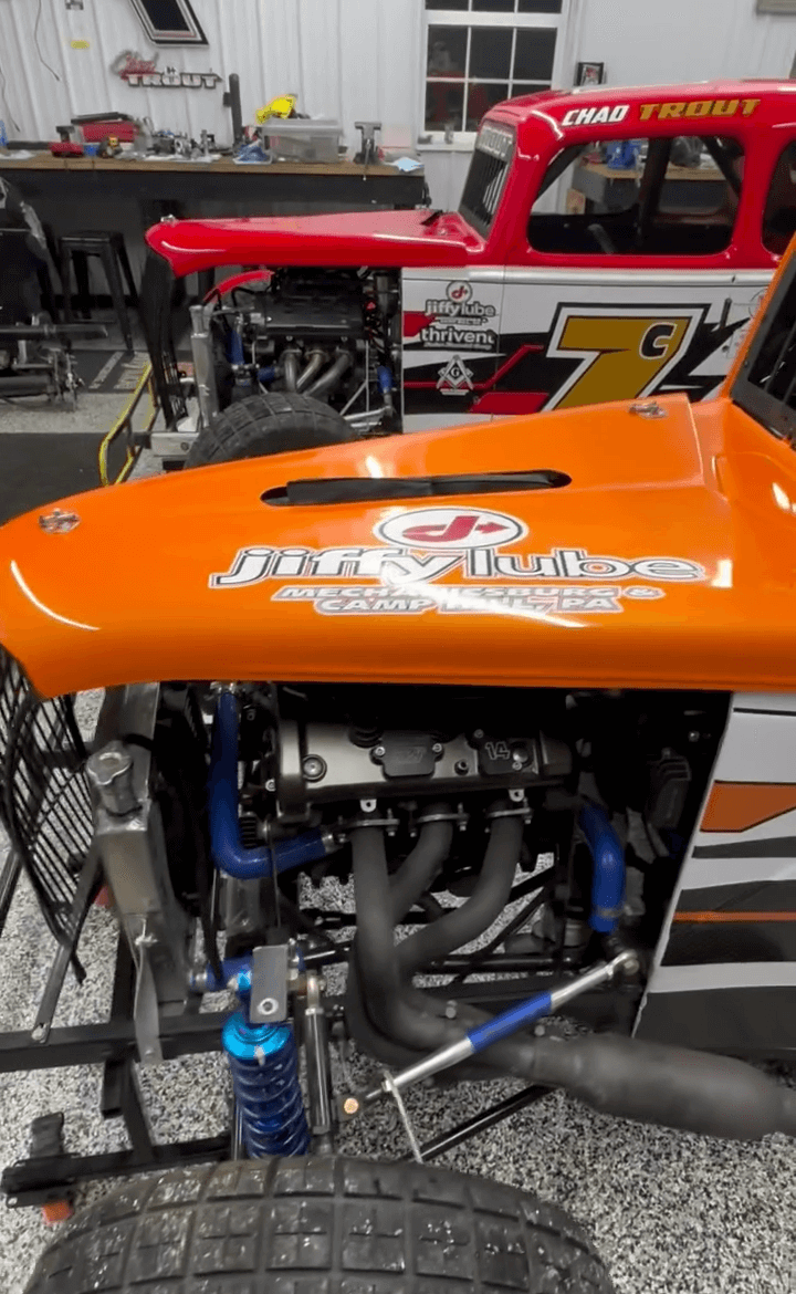 Tamco Paint Tamgerine Pearl in Dirt Race Car