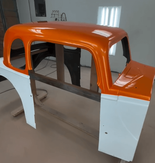 Tamco Paint Tamgerine Pearl in Dirt Race Car