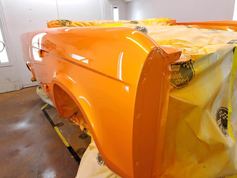 Tamco Paint Tamgerine Pearl on Car